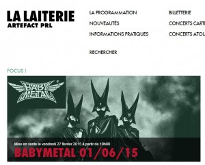 babymetal　La Laiterie