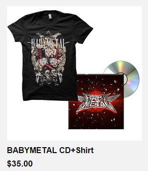 BABYMETAL US盤 CD＋Tシャツセット